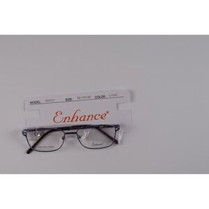 Enhance Womens Eyeglasses EN4333 Lilac Rectangular 53-17-140 Stainless Steel NWT